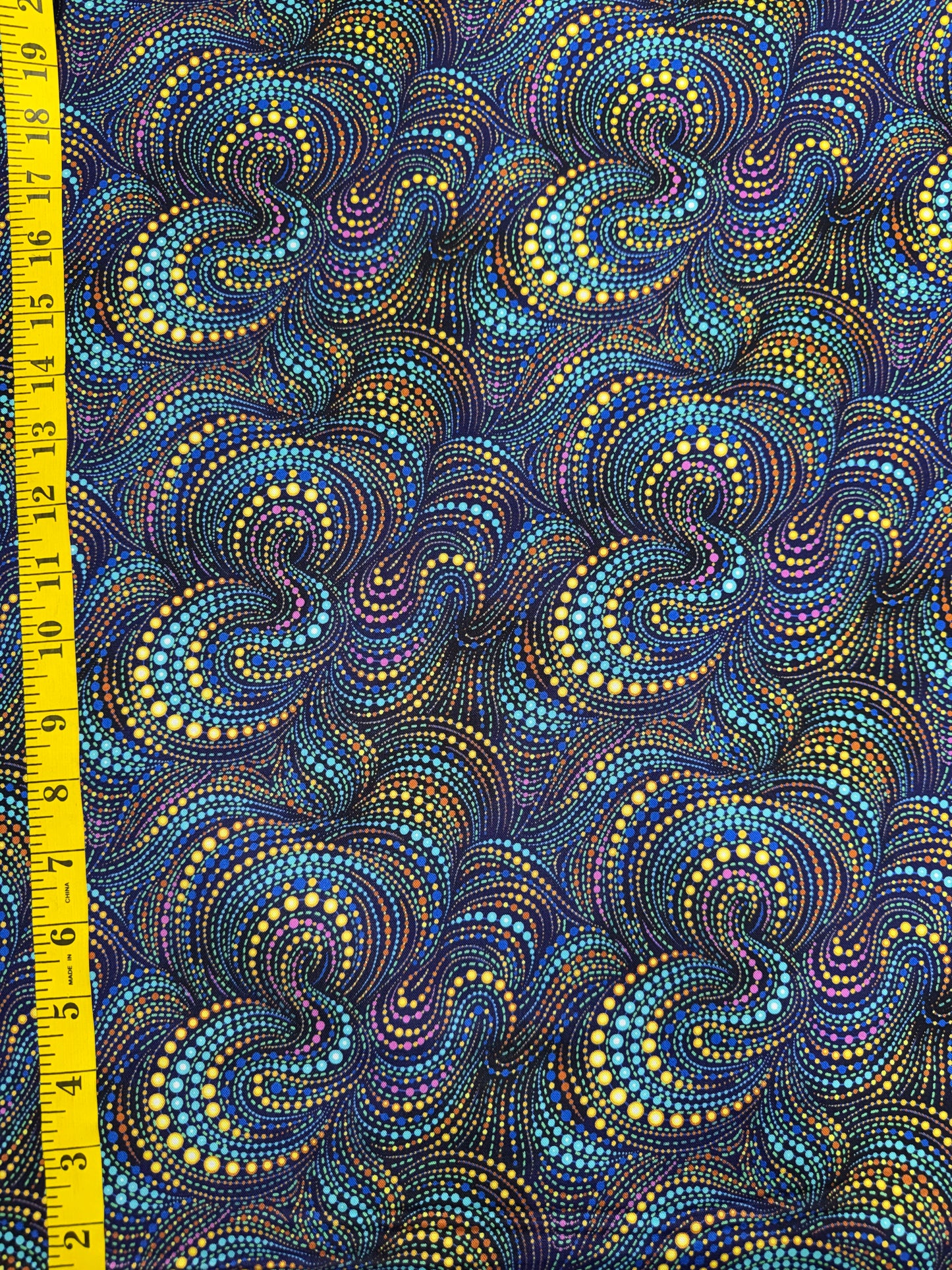 TJUKURPA LAND - Swirls in Blues