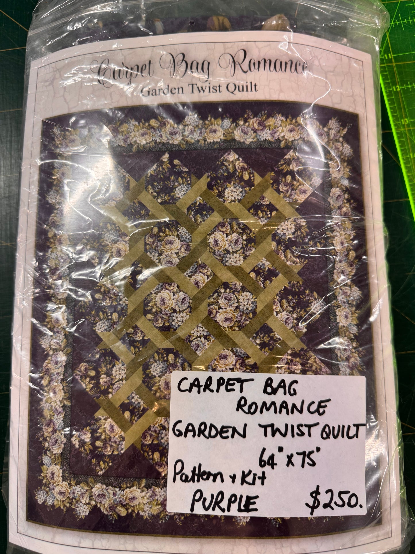 Carpet Bag Romance by Jason Yenter - Light Green Crackle - 9CBR2