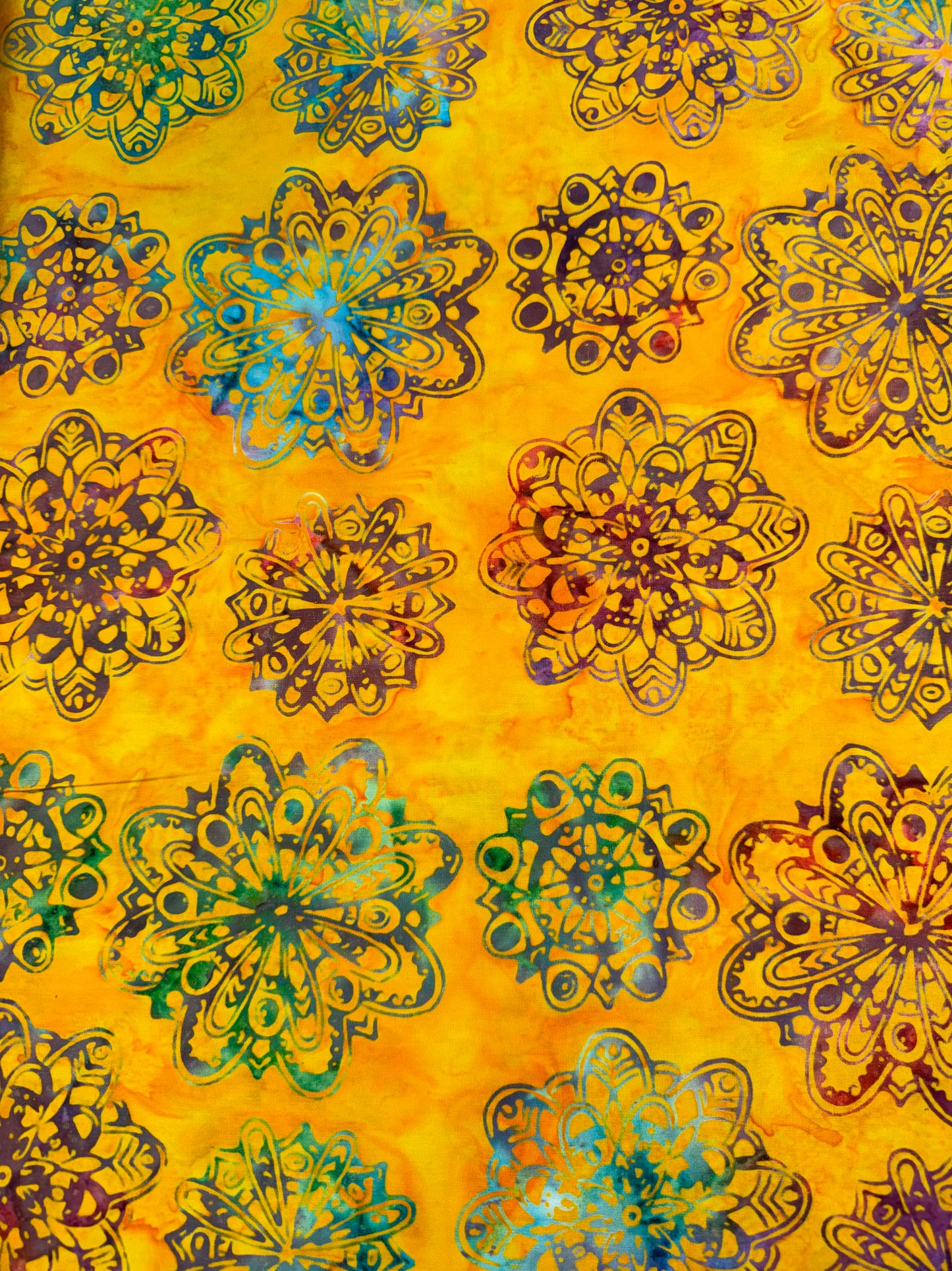 Batik French Mandala BA45-1995 Yellows