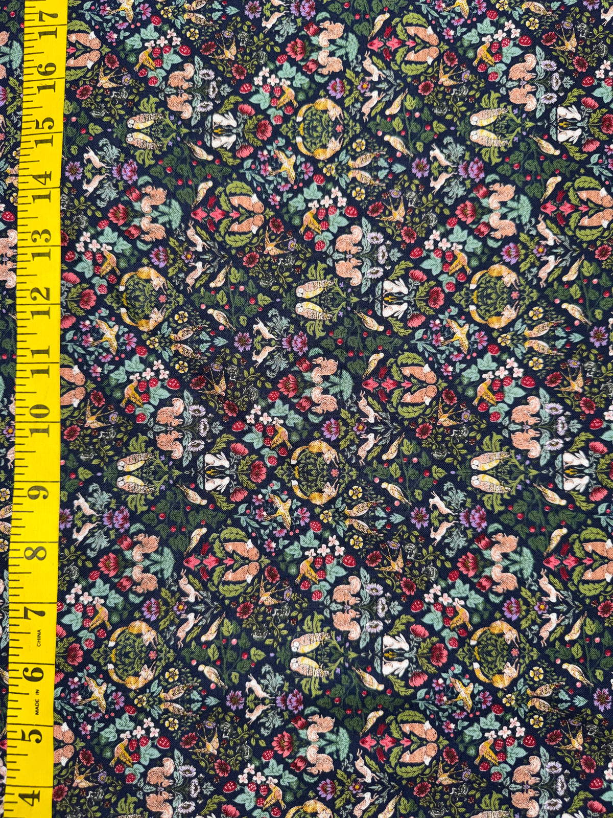 Art Nouveau -Petite Blue Squares