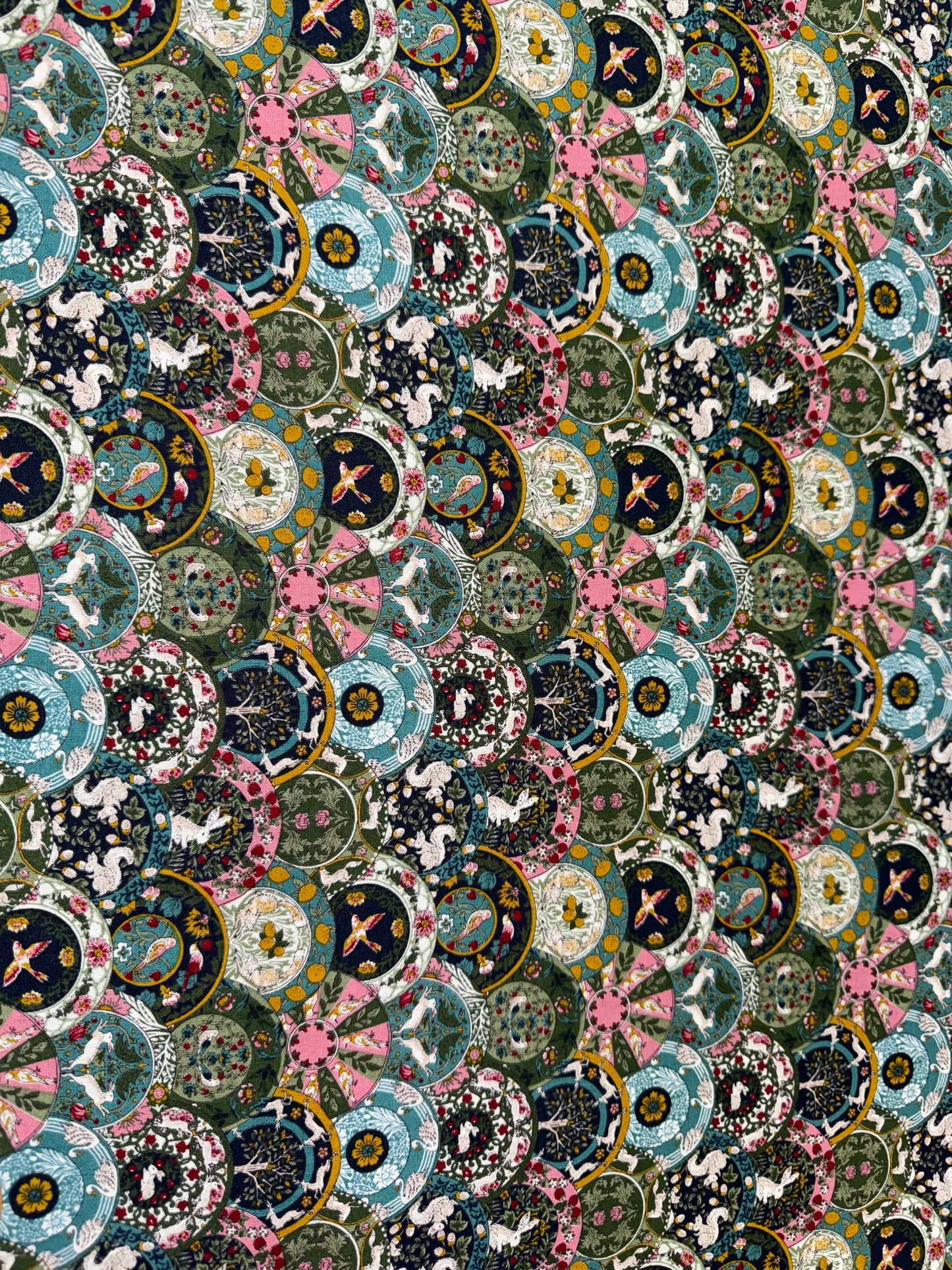 Japanese Muko by Art Nouveau Symphony Green/Blue Circle Designs