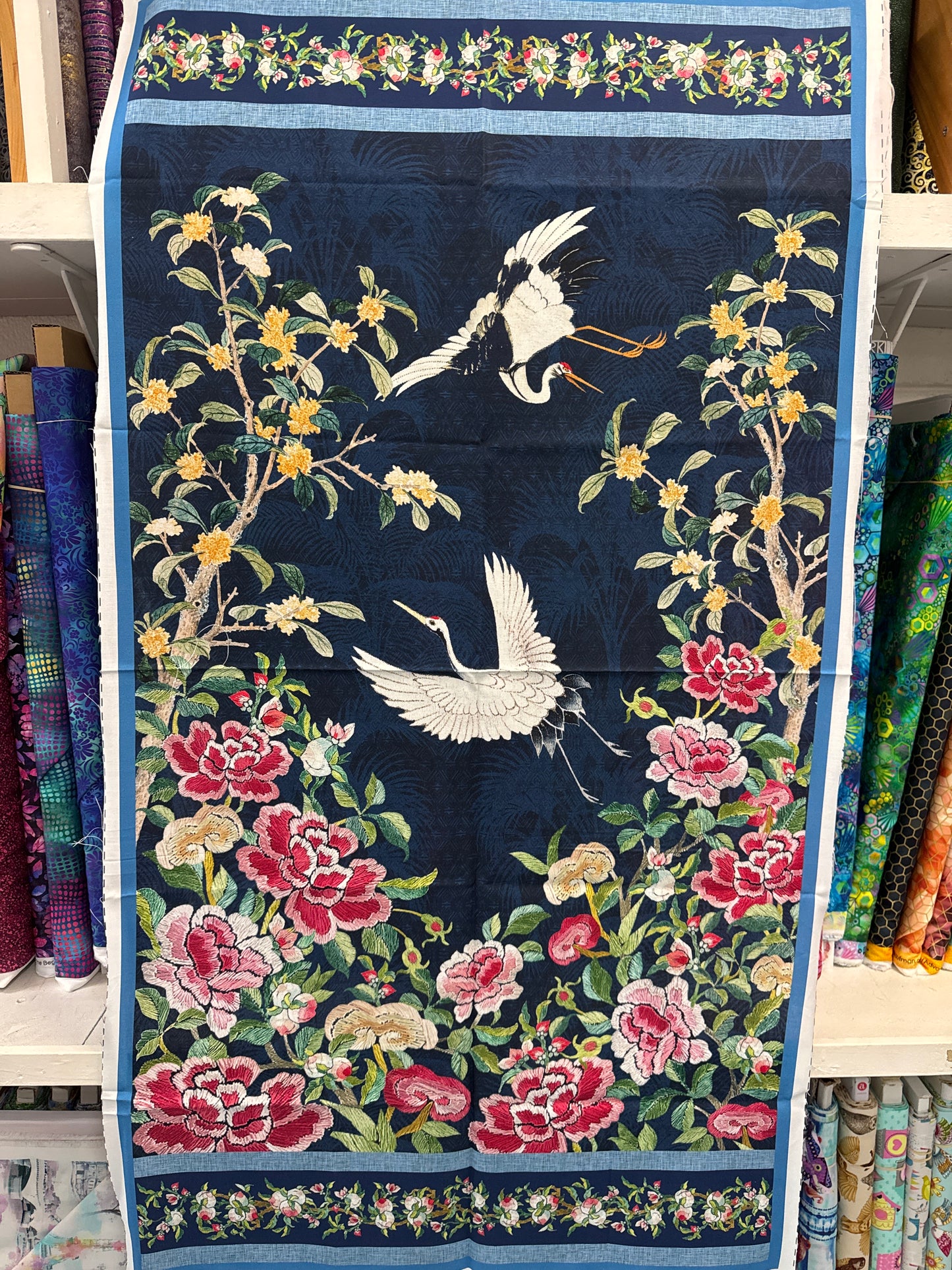Silk Road, Imari Crane Panel