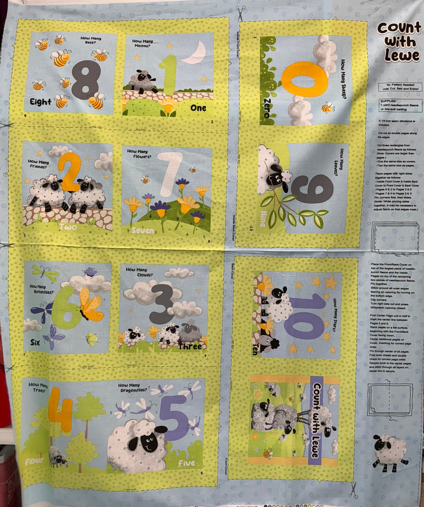 Lewe the Ewe Book Panel