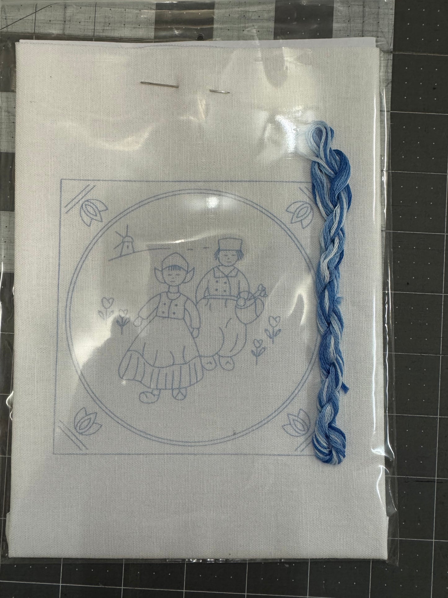 Children Delft Series Stitchery by Margaret Upston