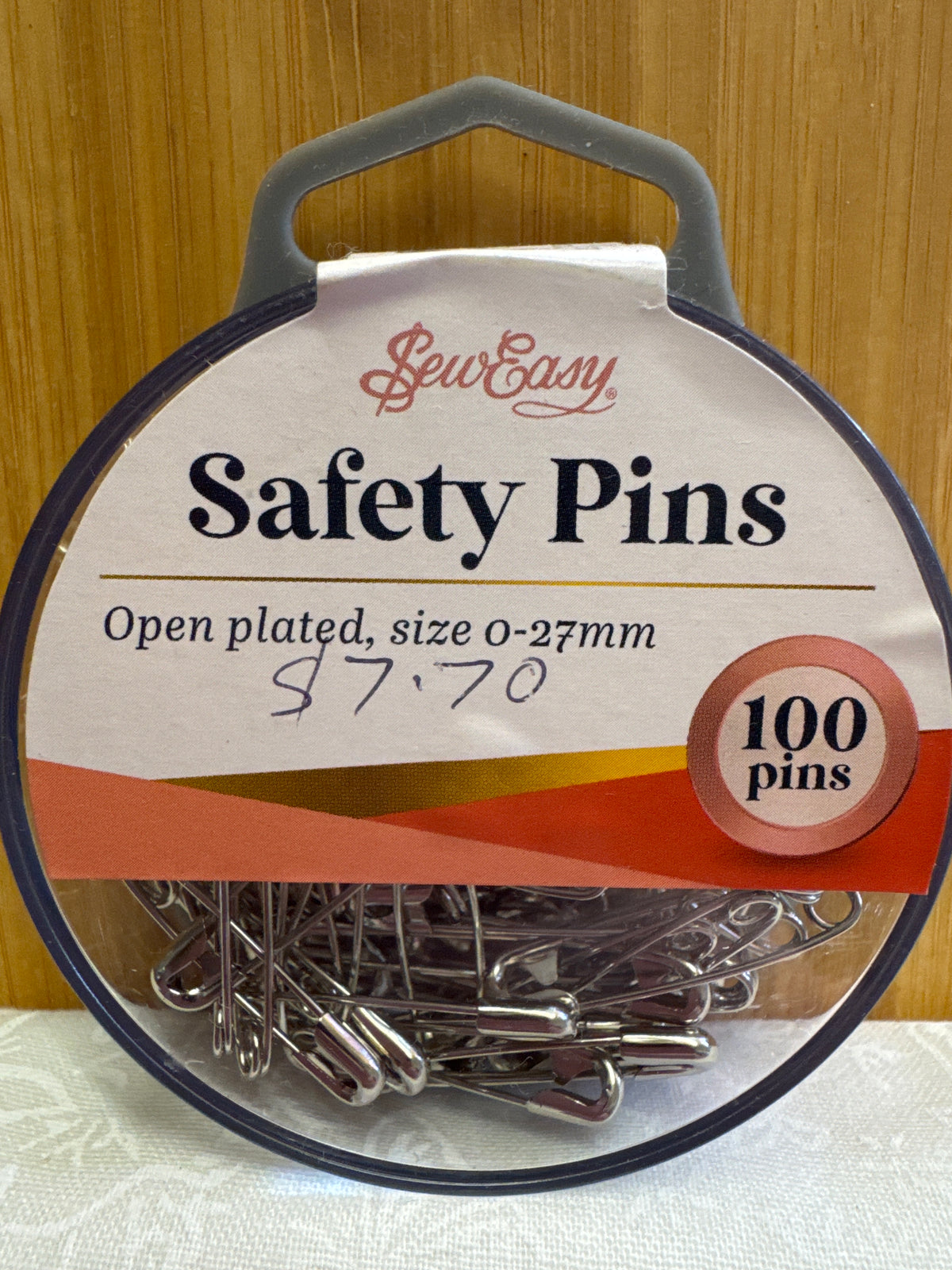 SewEasy Safety Pins - 27mm x 100