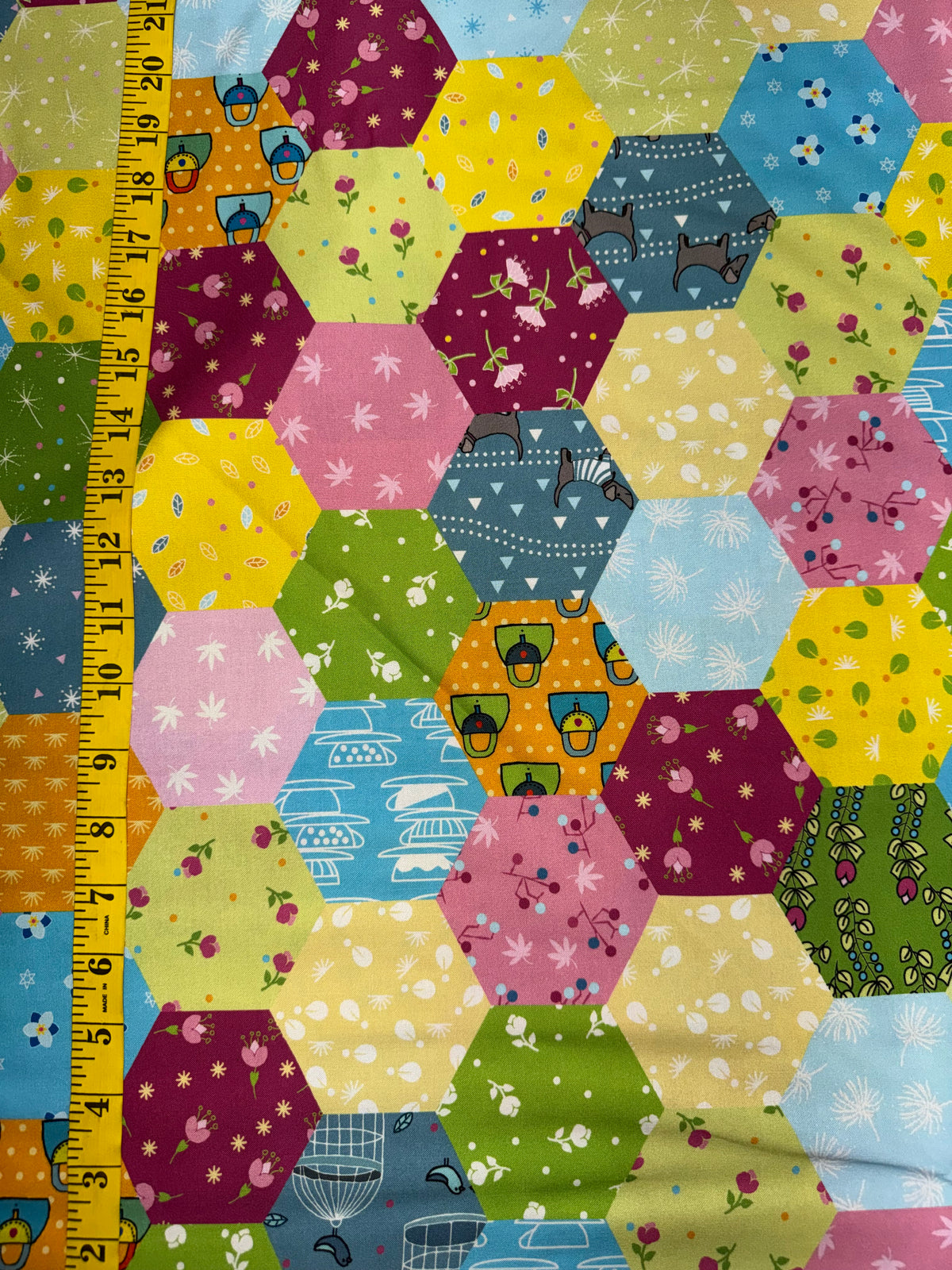 DV6532 Fairytale Hexies - Multicoloured - 20% off!!