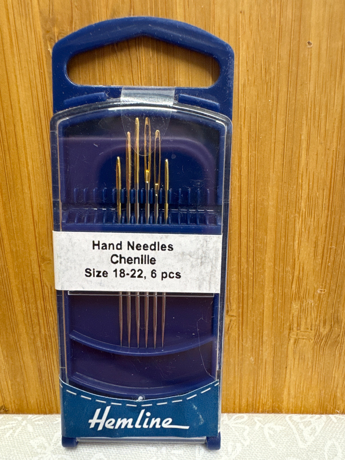 Hemline Hand Needles Chenille - Sizes 18-22 - 6 pieces