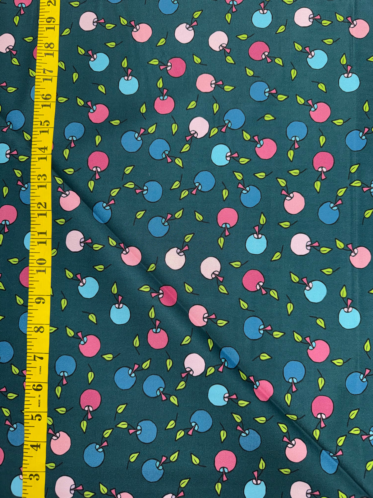 DV6544 - Cherries on Teal - 20% off!!