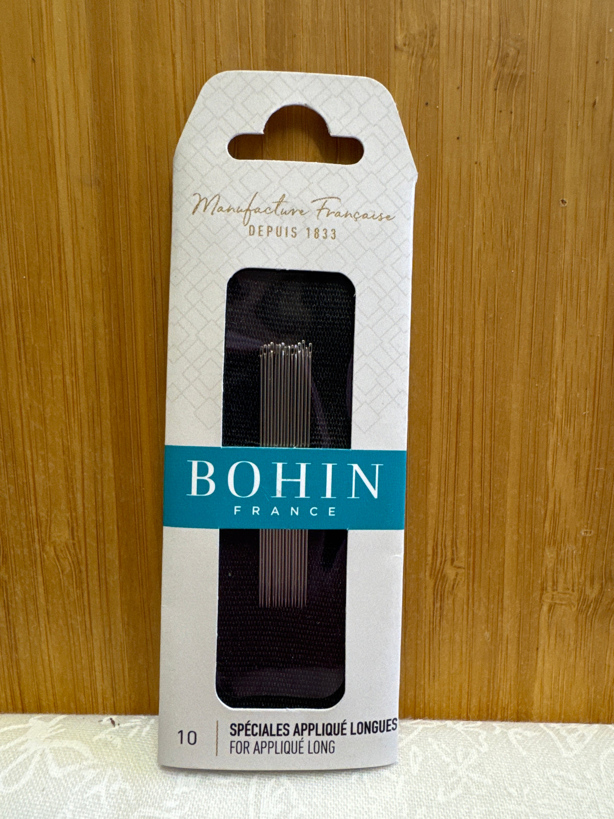 BOHIN Hand Needles - Applique Long - Size 10 - 15 pieces