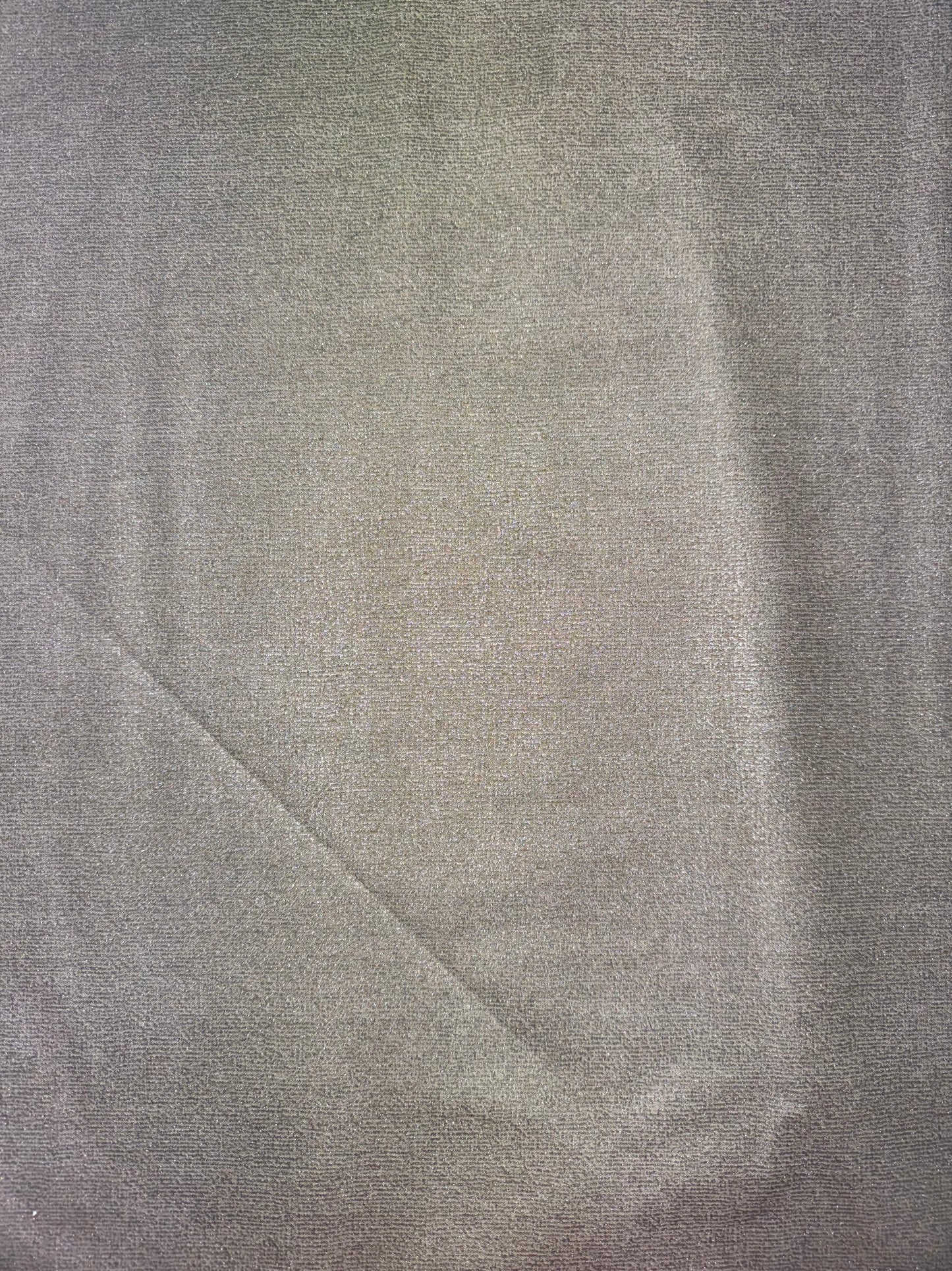Refined Silver Cotton Burlap Fabric