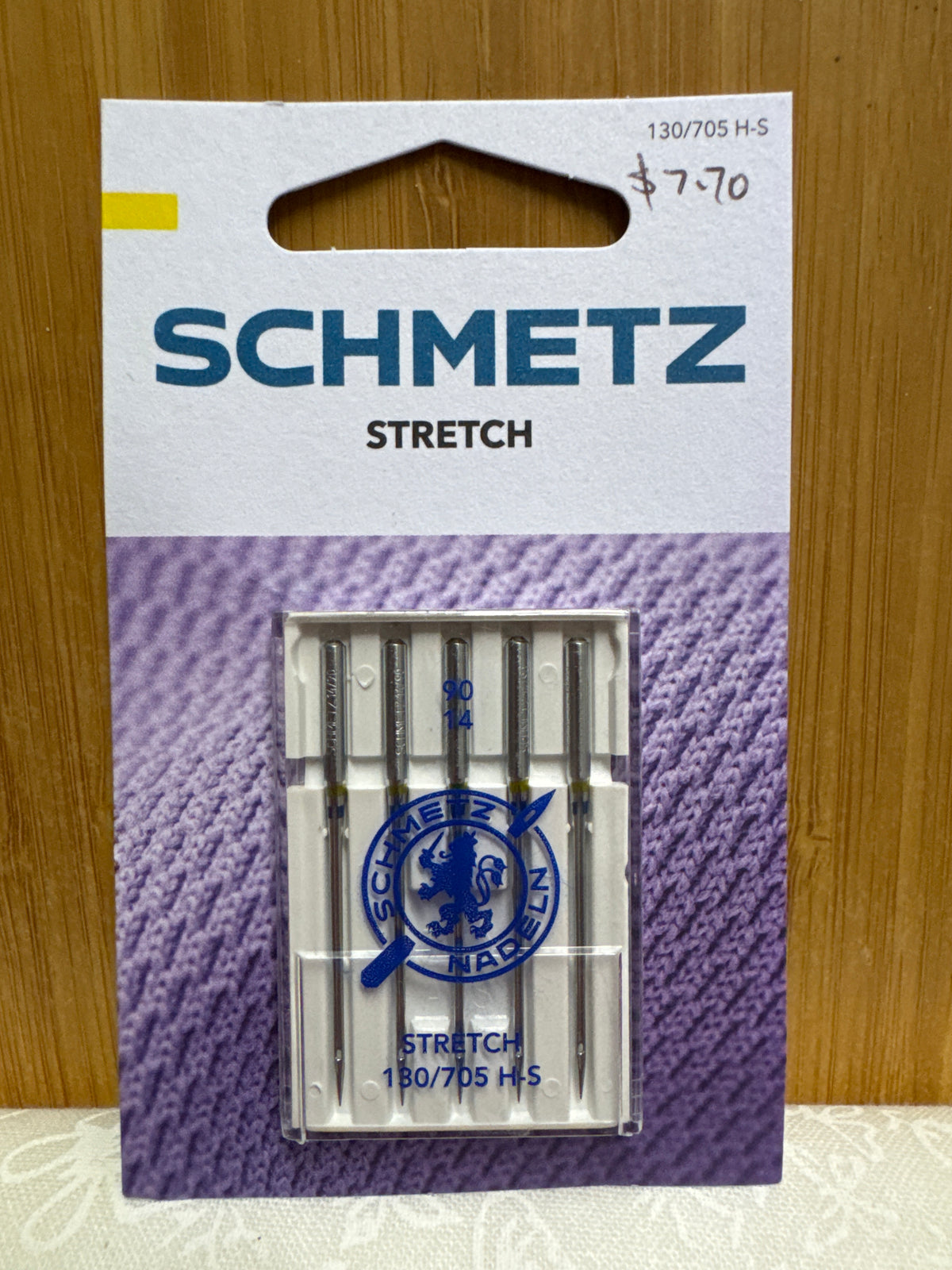SCHMETZ Stretch Sewing Machine Needles - Pack of 5 - 90/14