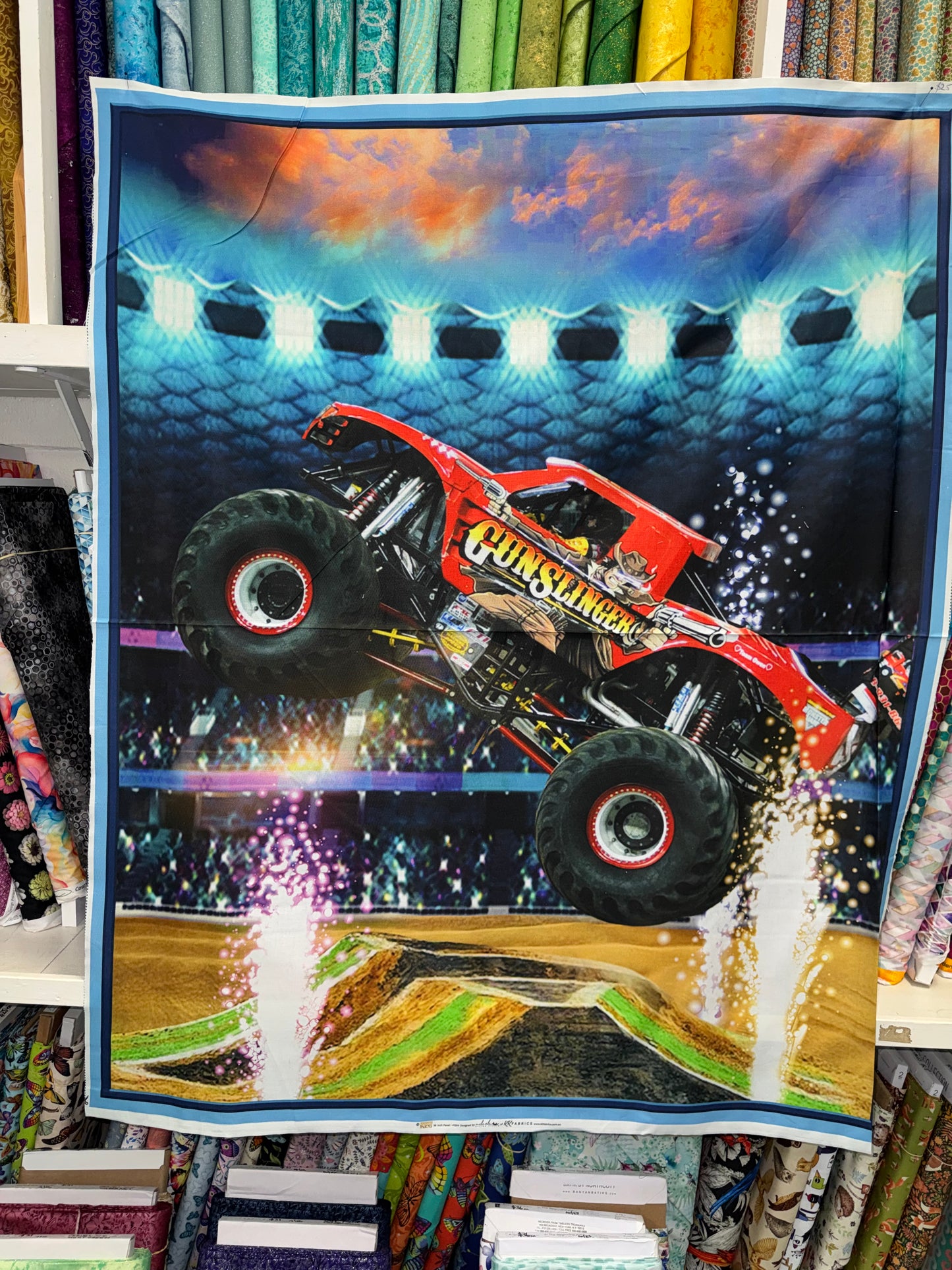 Monster Trucks 36" Panel