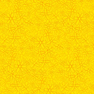 Color Crush - Daisies on Bright Yellow
