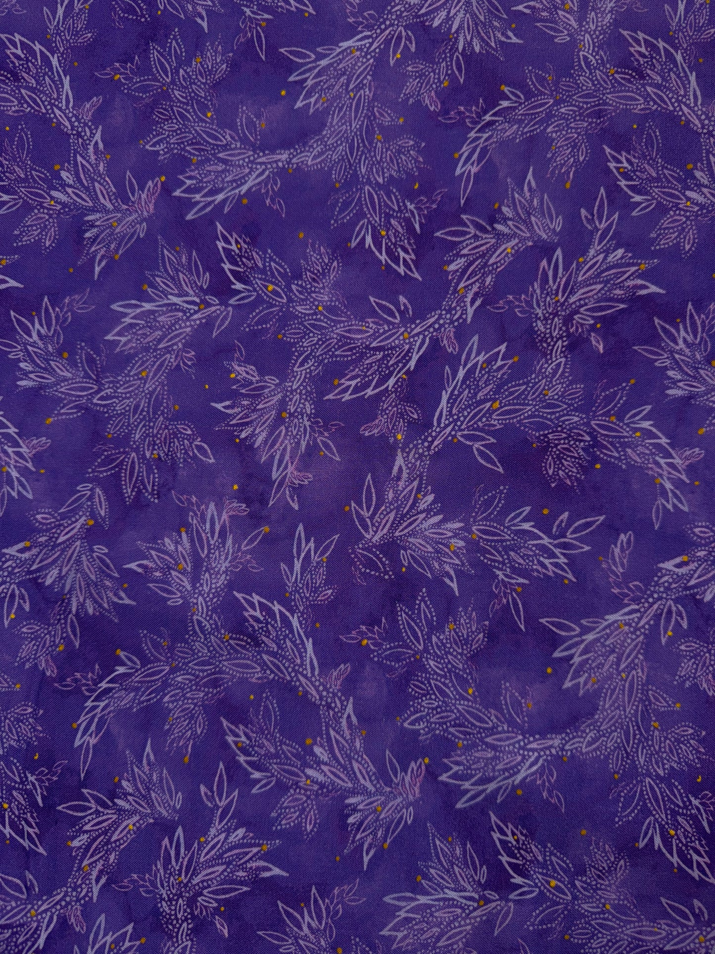 Painted Sea - Leafy Sea Trails in Violet