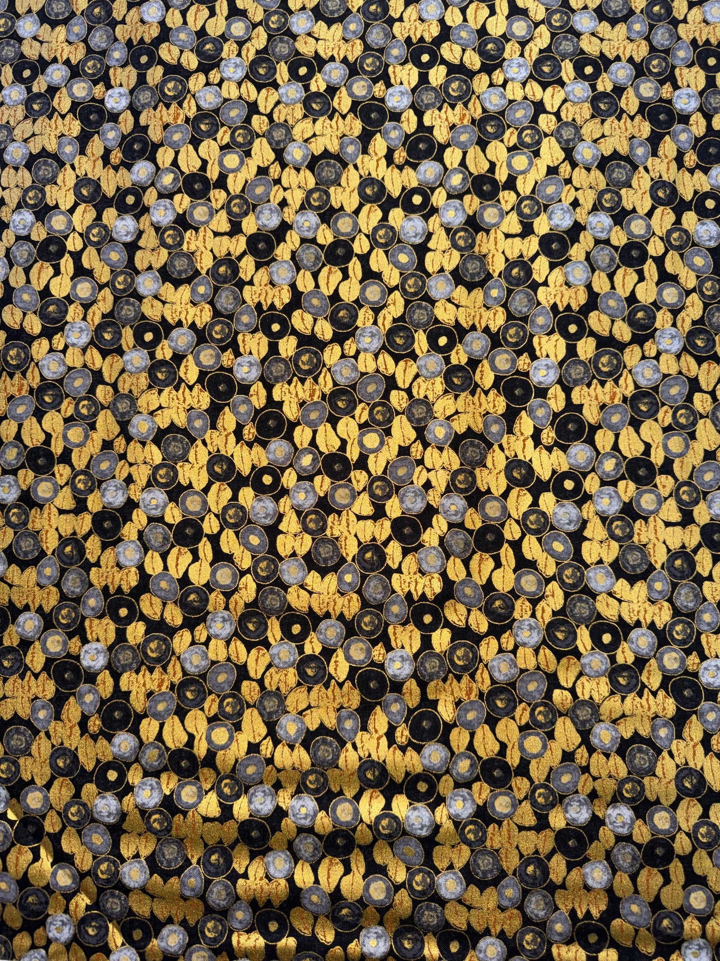 Gustav Klimt Gold and Black Discs