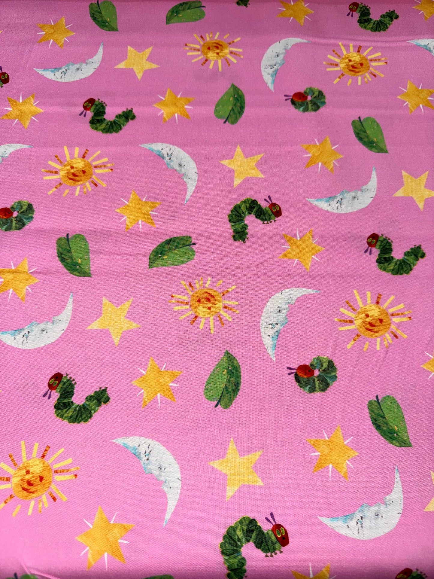 Very Hungry Caterpillar - Snack Time on Pink Background