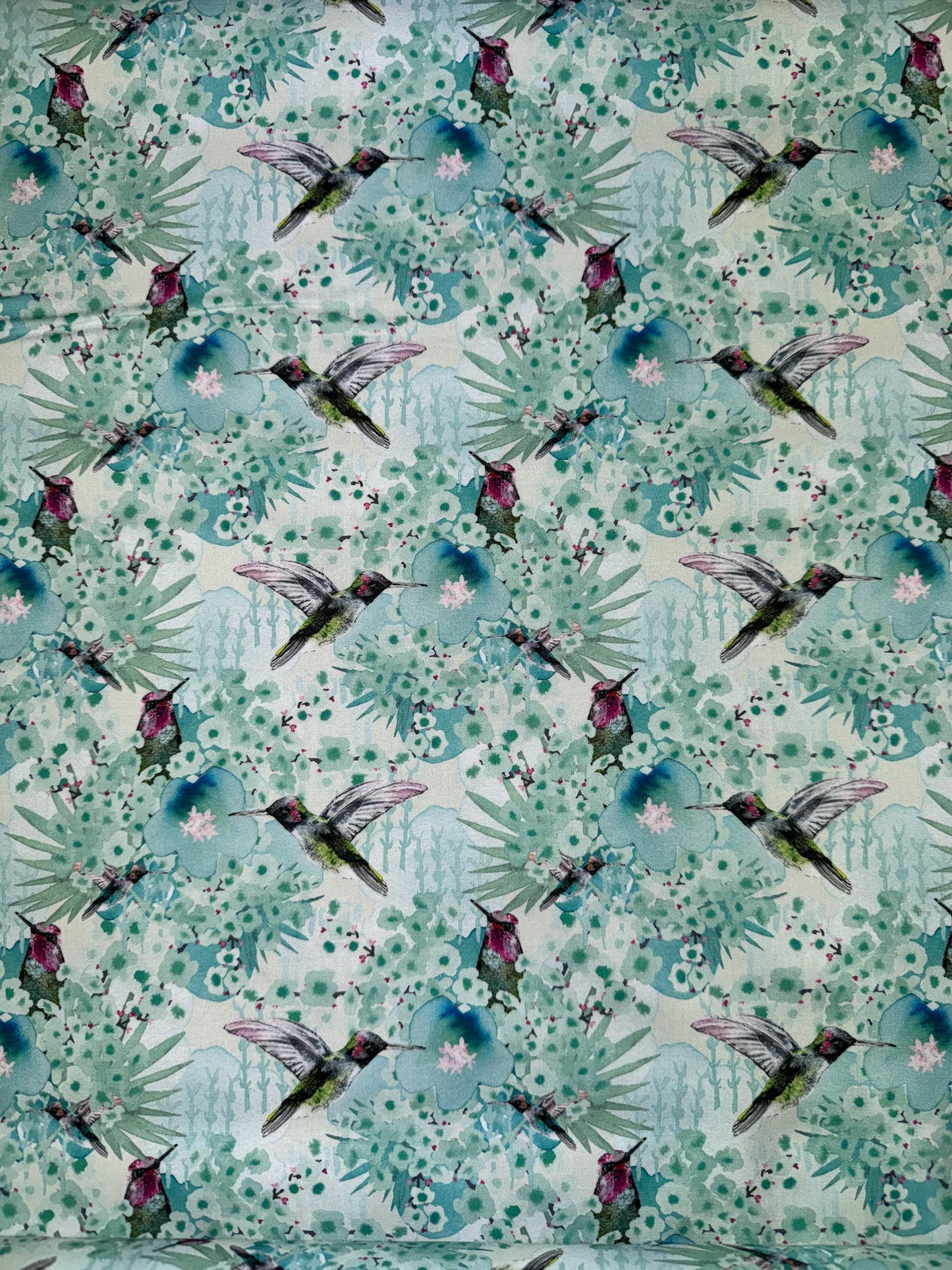 Hummingbirds on soft green background DV7265