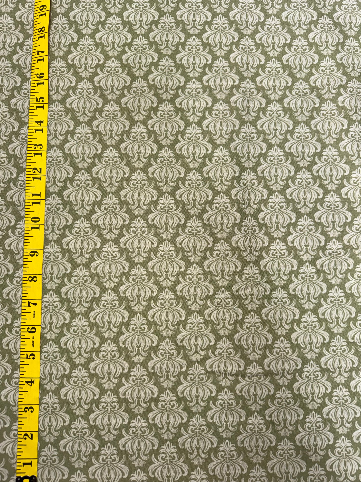 Fleur and Flutter - Paris Damask in Green