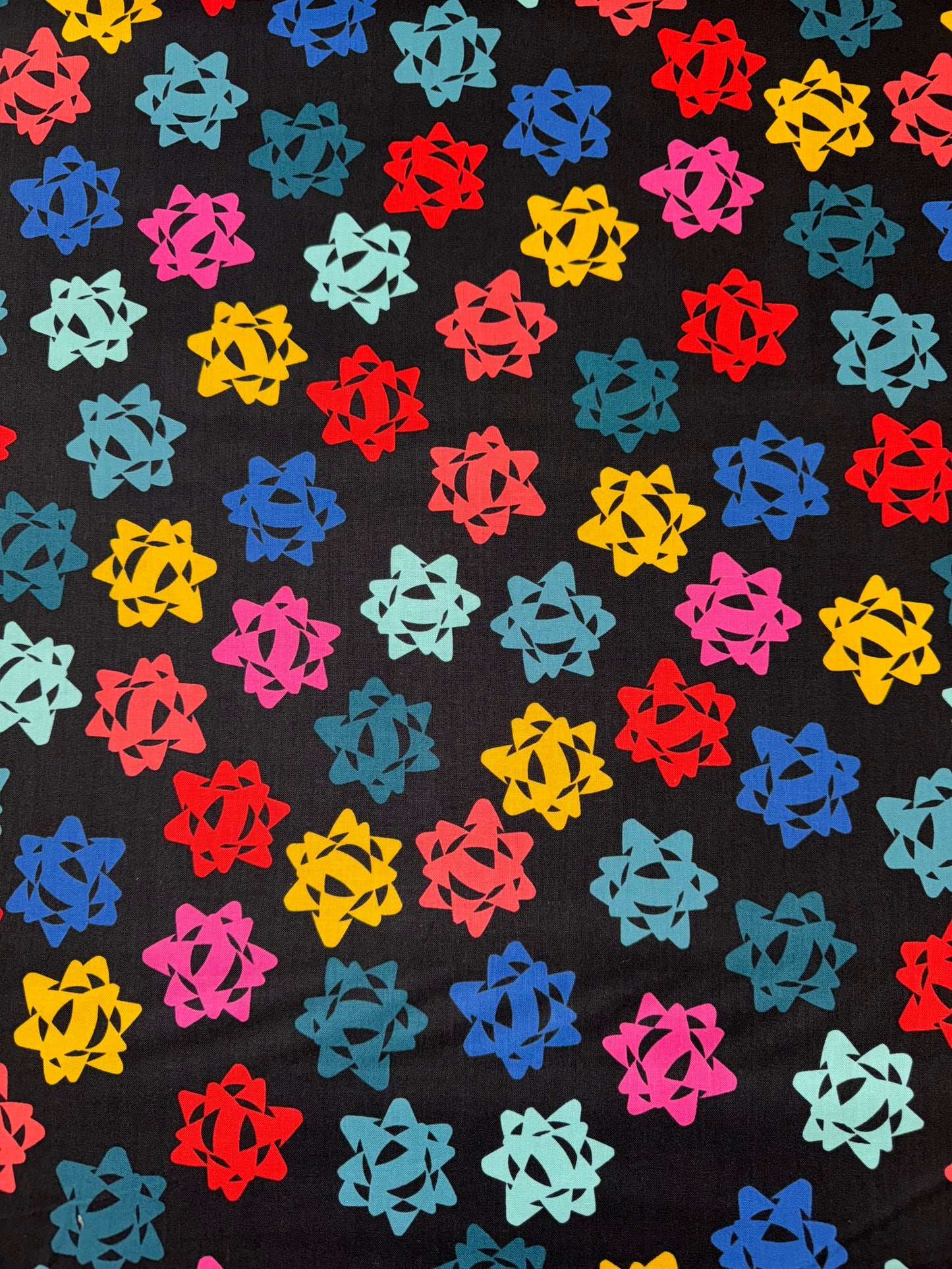 Peppermint Bows Black Multi