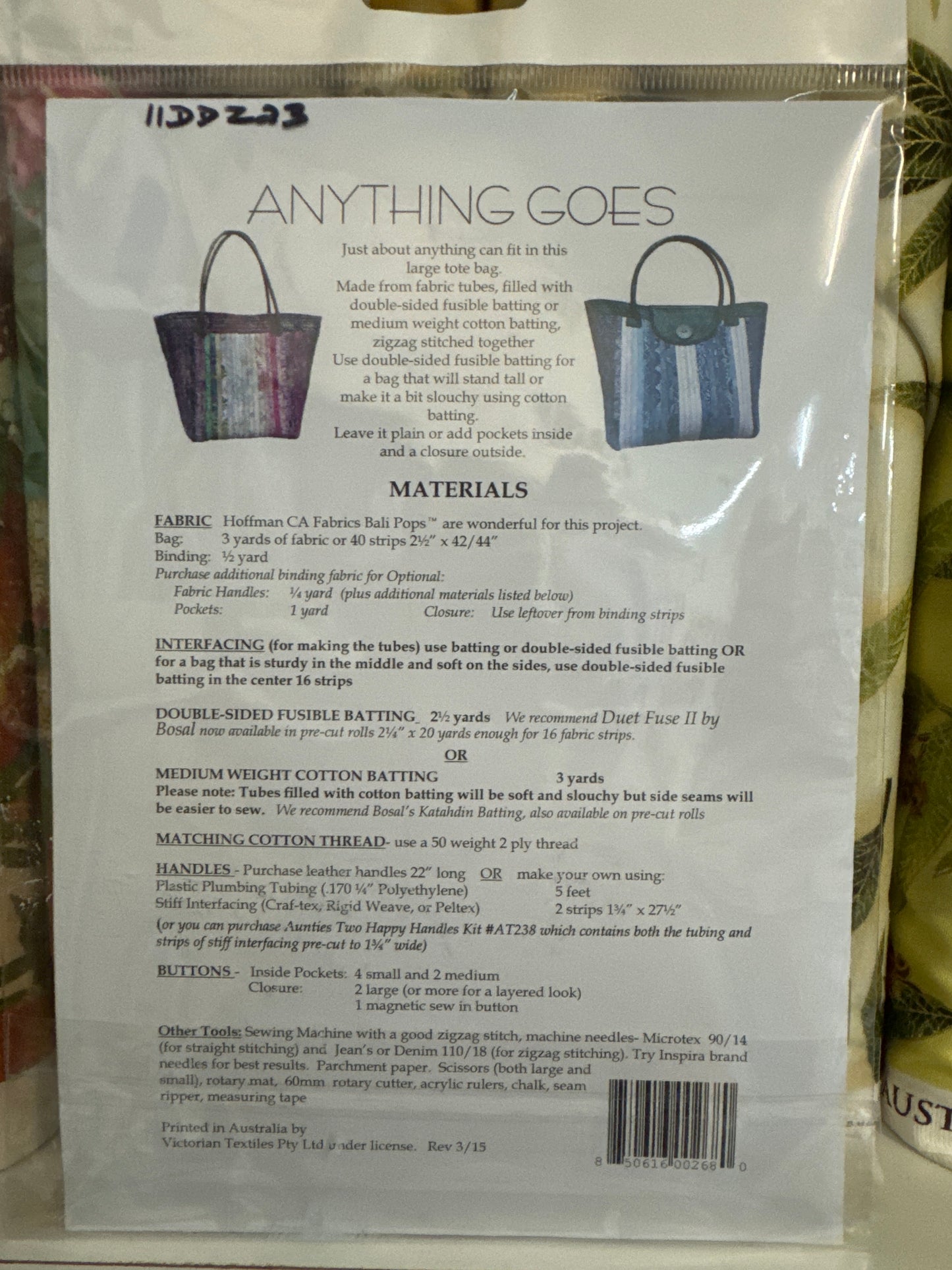 Aunties Two Patterns- Anything Goes