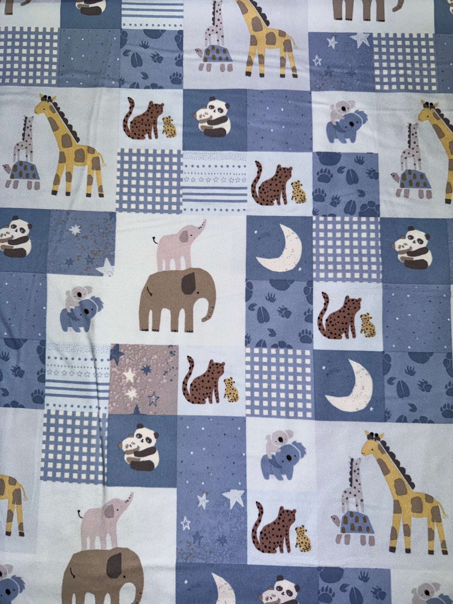 Flannel Safari in Blues