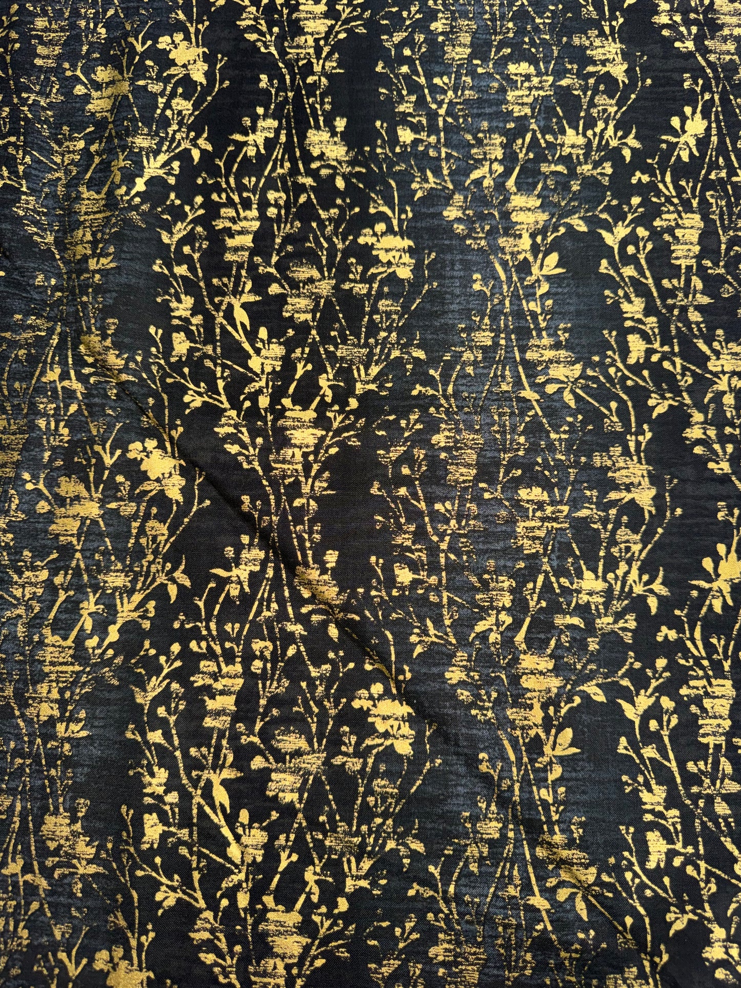Gold Vines on Black