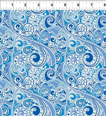 Wonders of the Ocean by Jason Yenter - Light Blue Swirls