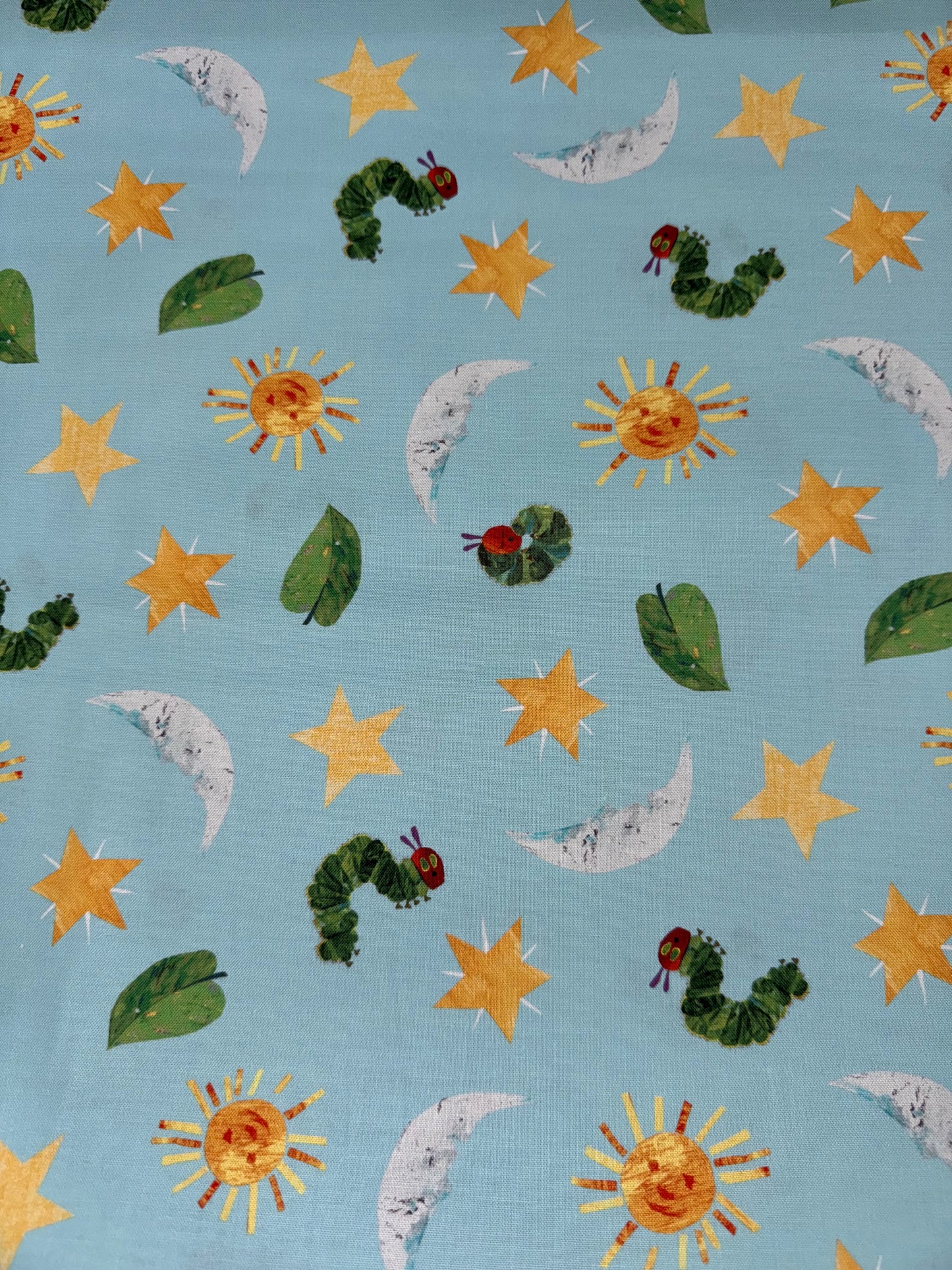 Very Hungry Caterpillar - Snack Time on Light Blue Background