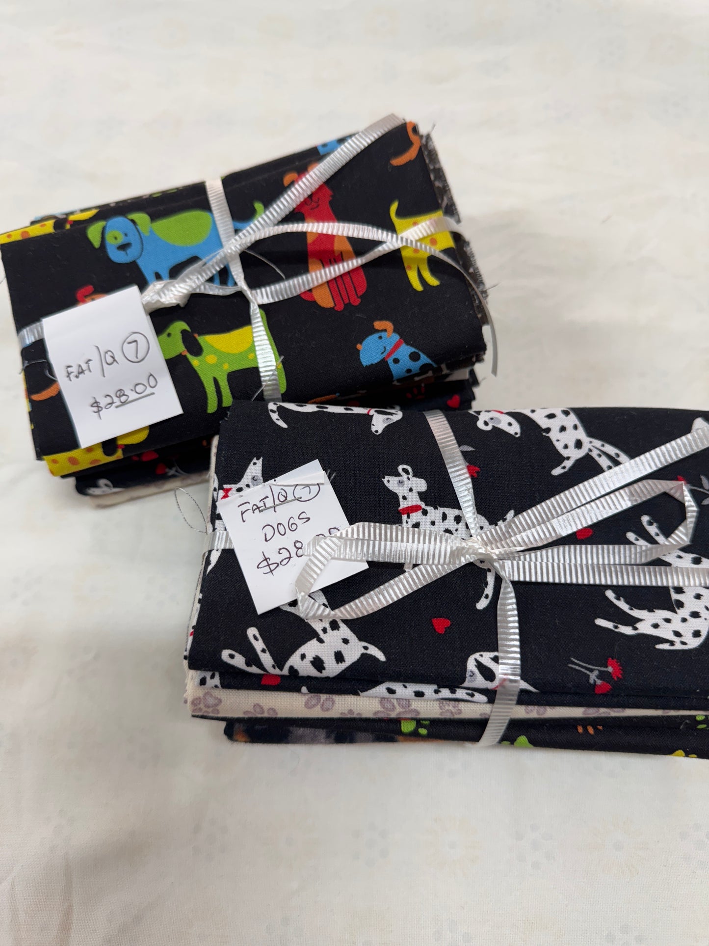 Dog themed Set of 7 Fat Quarters