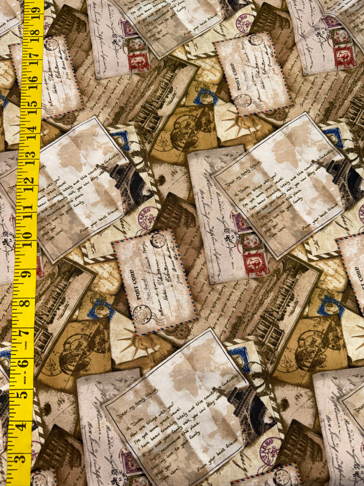 Dear Friends - Vintage Postcards Cream