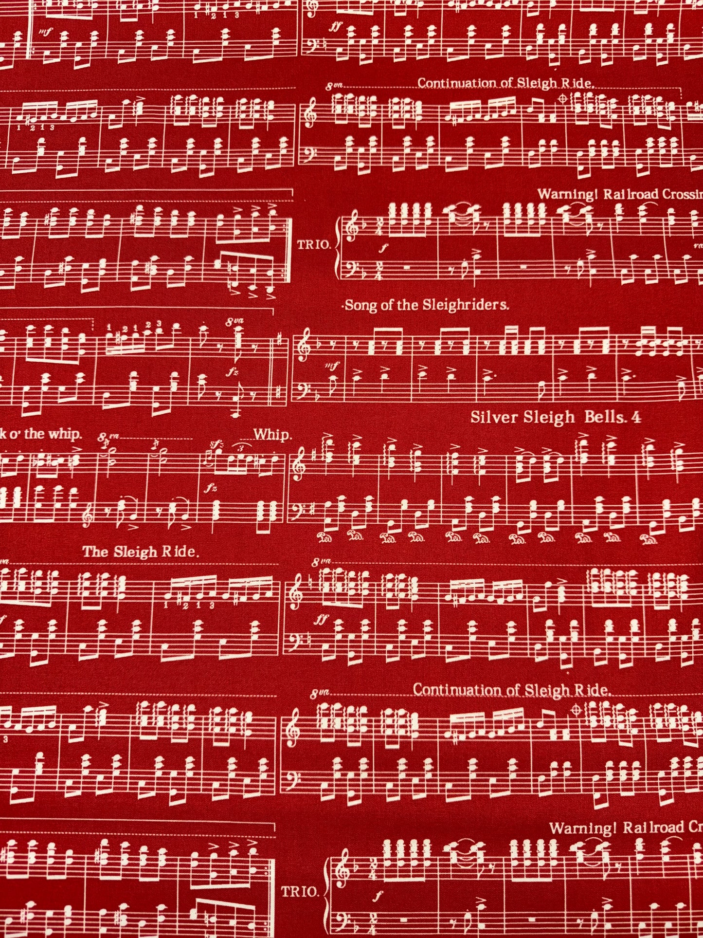 Classic Christmas Sheet Music - Red