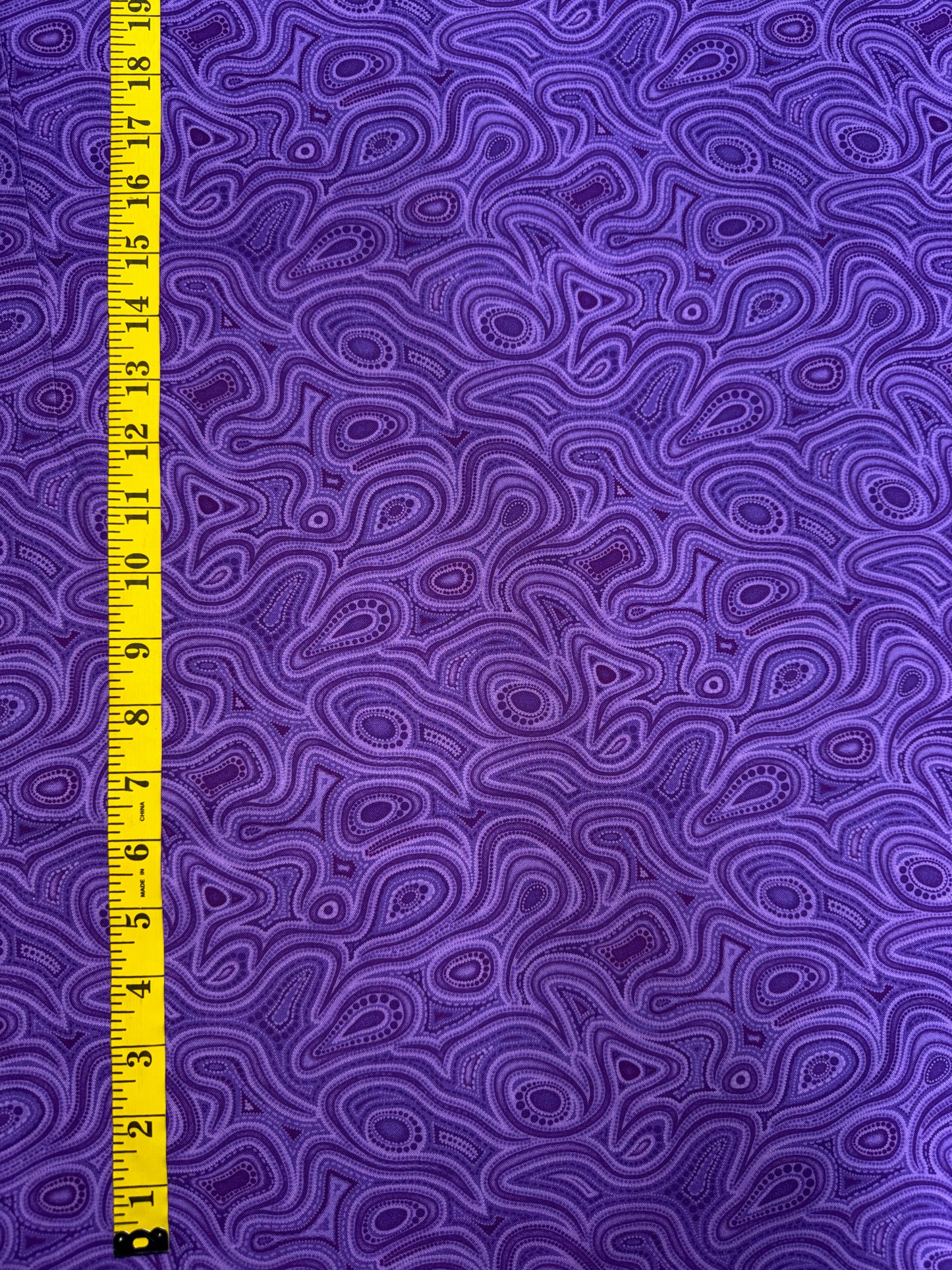 TJUKURPA LAND - Swirls in Purple