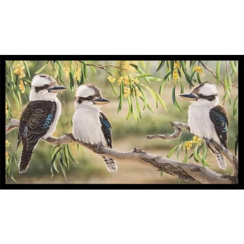Natalie Jane Parker Fabric Panel - Kookaburras DV3187