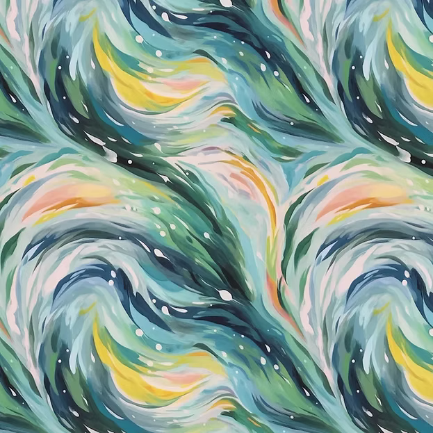 Abstract Waves Wideback 108" - DV7457