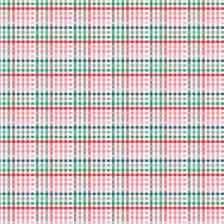 Christmas Fundamentals 1/8" Check White DVC1105