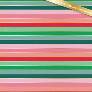Christmas Fundamentals 1/4" Stripe Metallic DVC1200