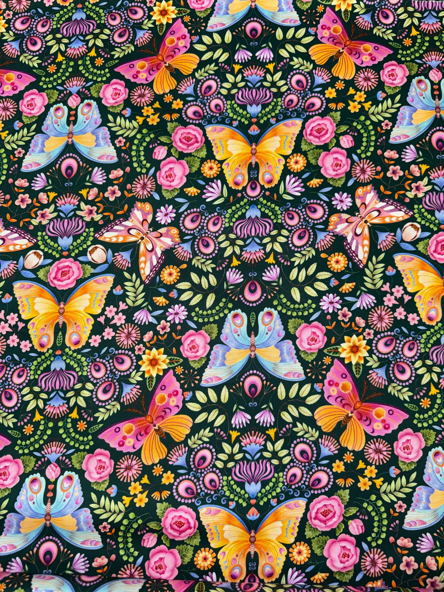 Flutter - Large Orange and Blue Butterflies
