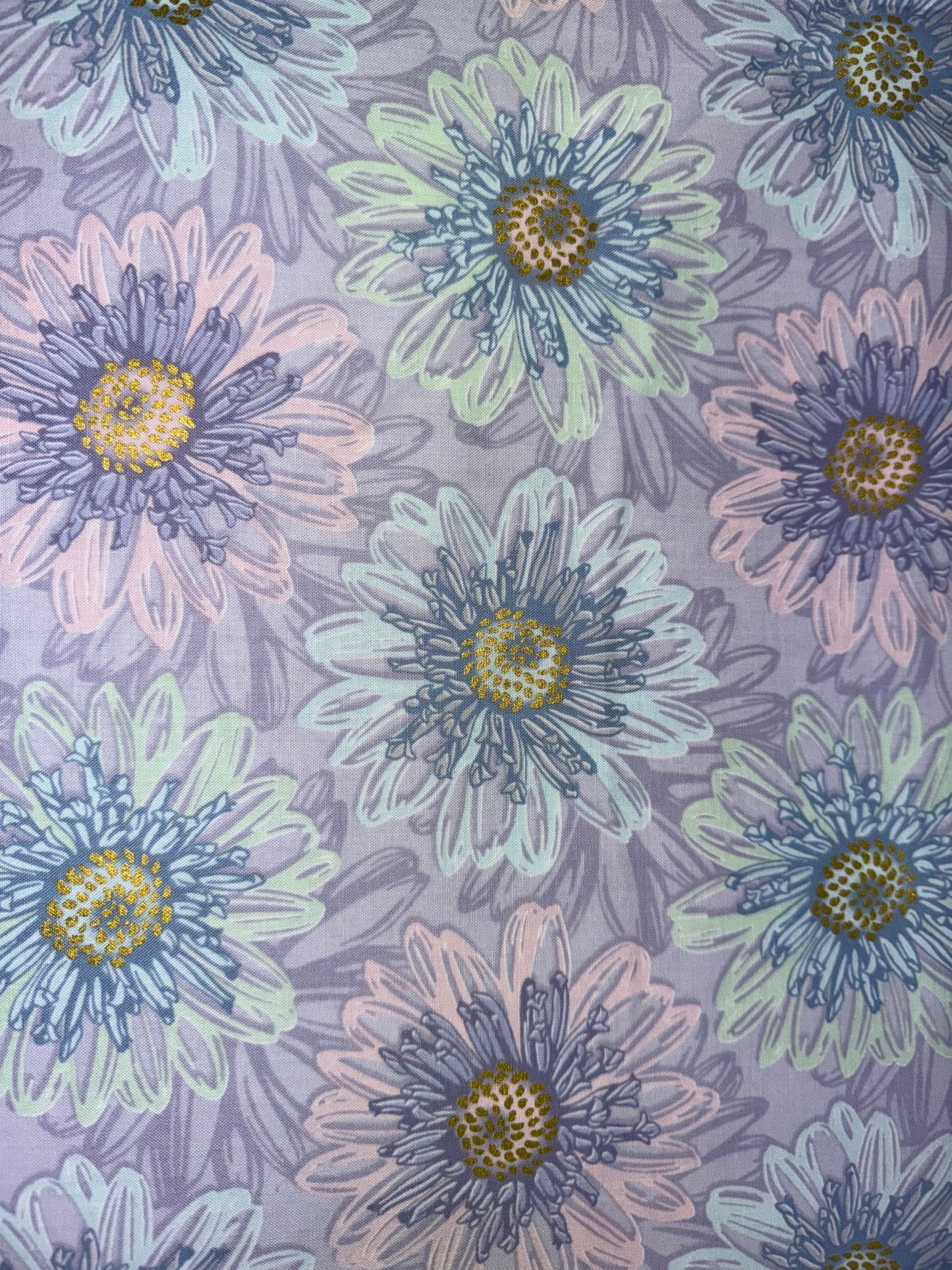 Embossed Blooms Mauve