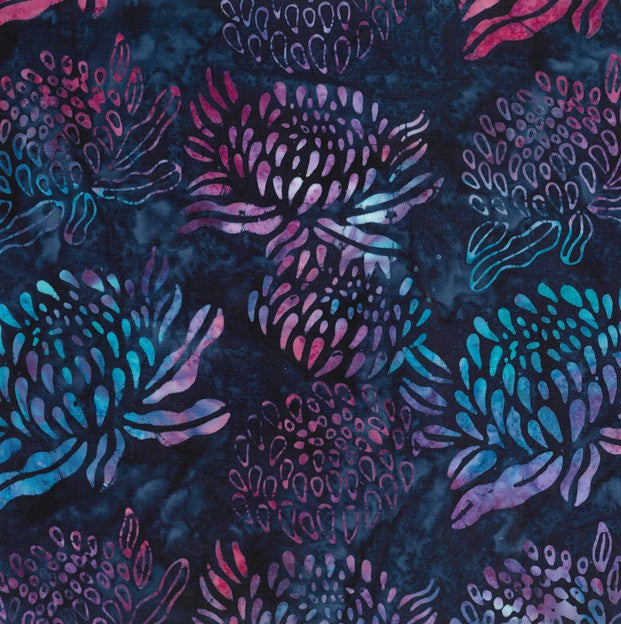 Batik Wideback in Purple Waratah BA108-2346