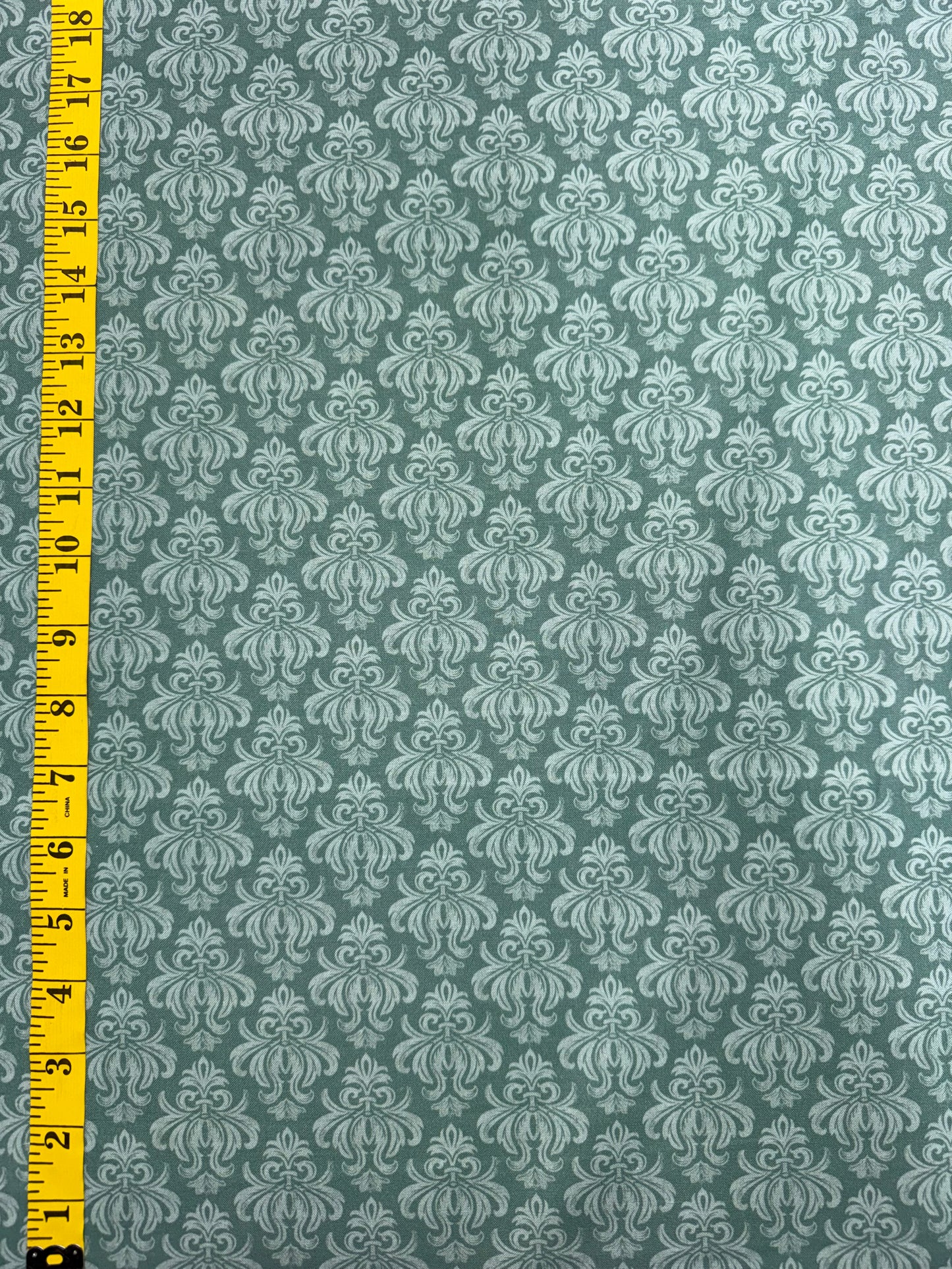 Fleur and Flutter - Paris Damask in Light Turquoise