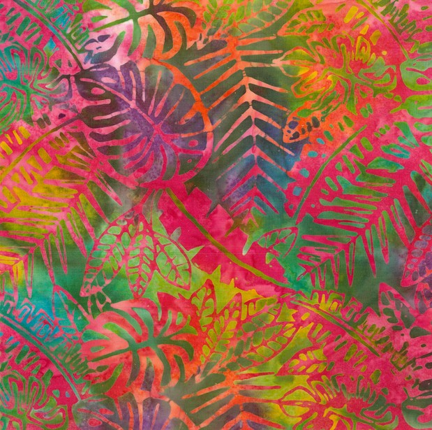 Batik Wideback in Pink Rainforest BA108-2409