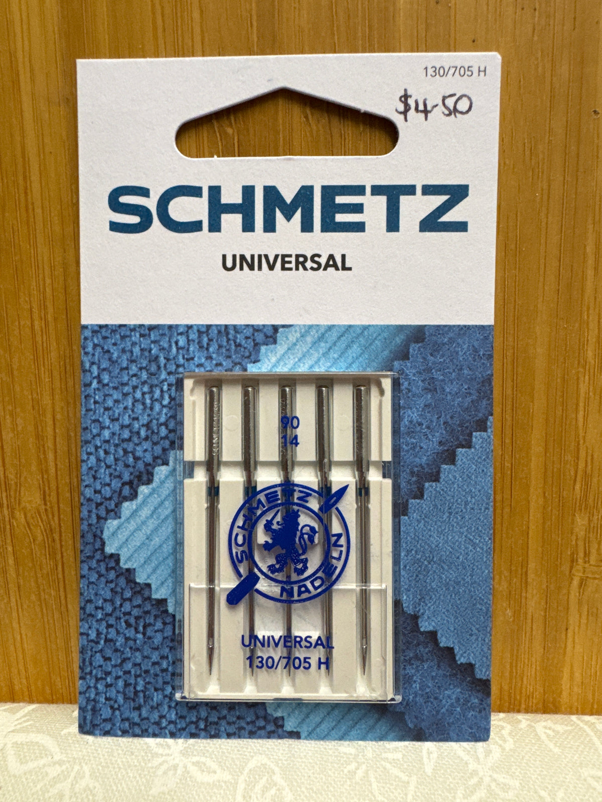 SCHMETZ Universal Sewing Machine Needles - Pack of 5 - 90/14