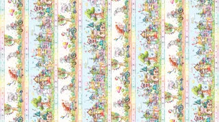 Whiskerville Border Print