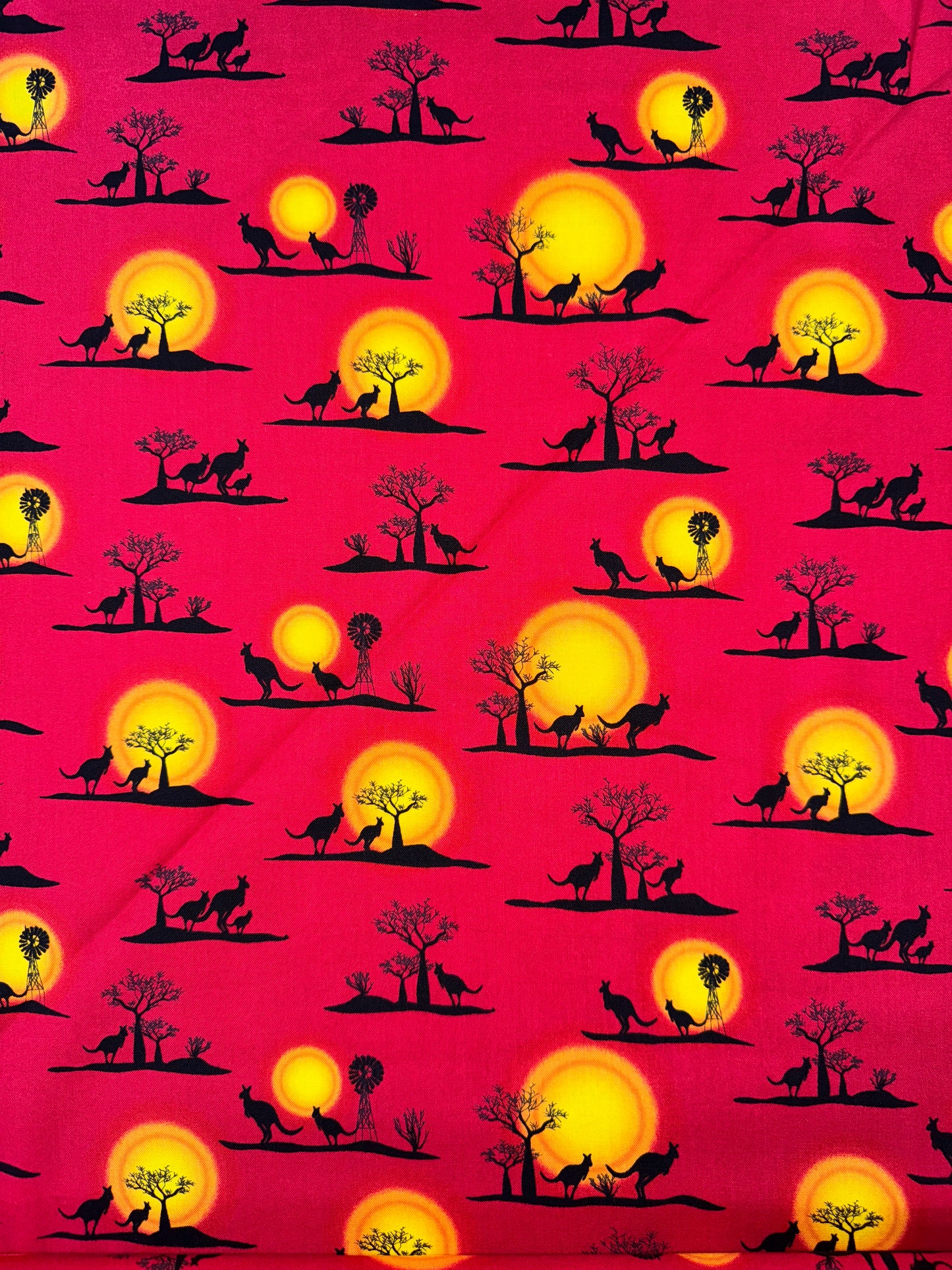 Australiana Outback in Red and Gold