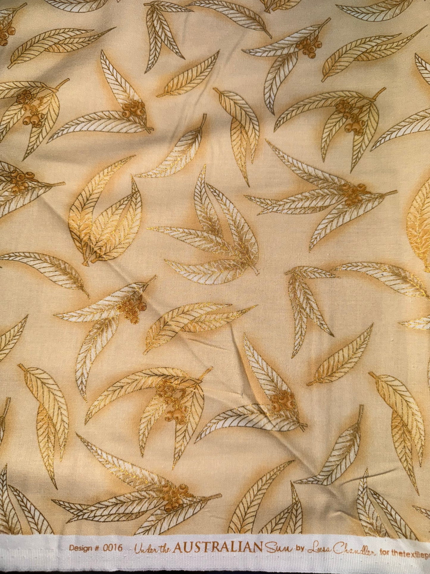 Under the Australian Sun - Gumleaves Ivory 2.25m available