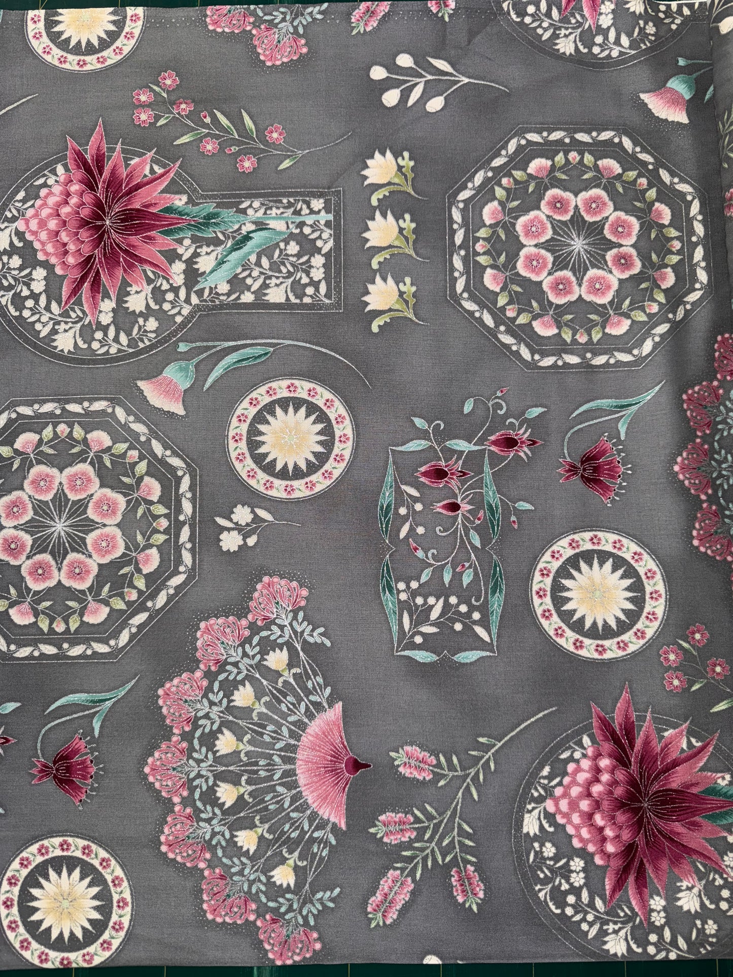 Leesa Chandler - Melba - Grey and Pink Symbols 6m available