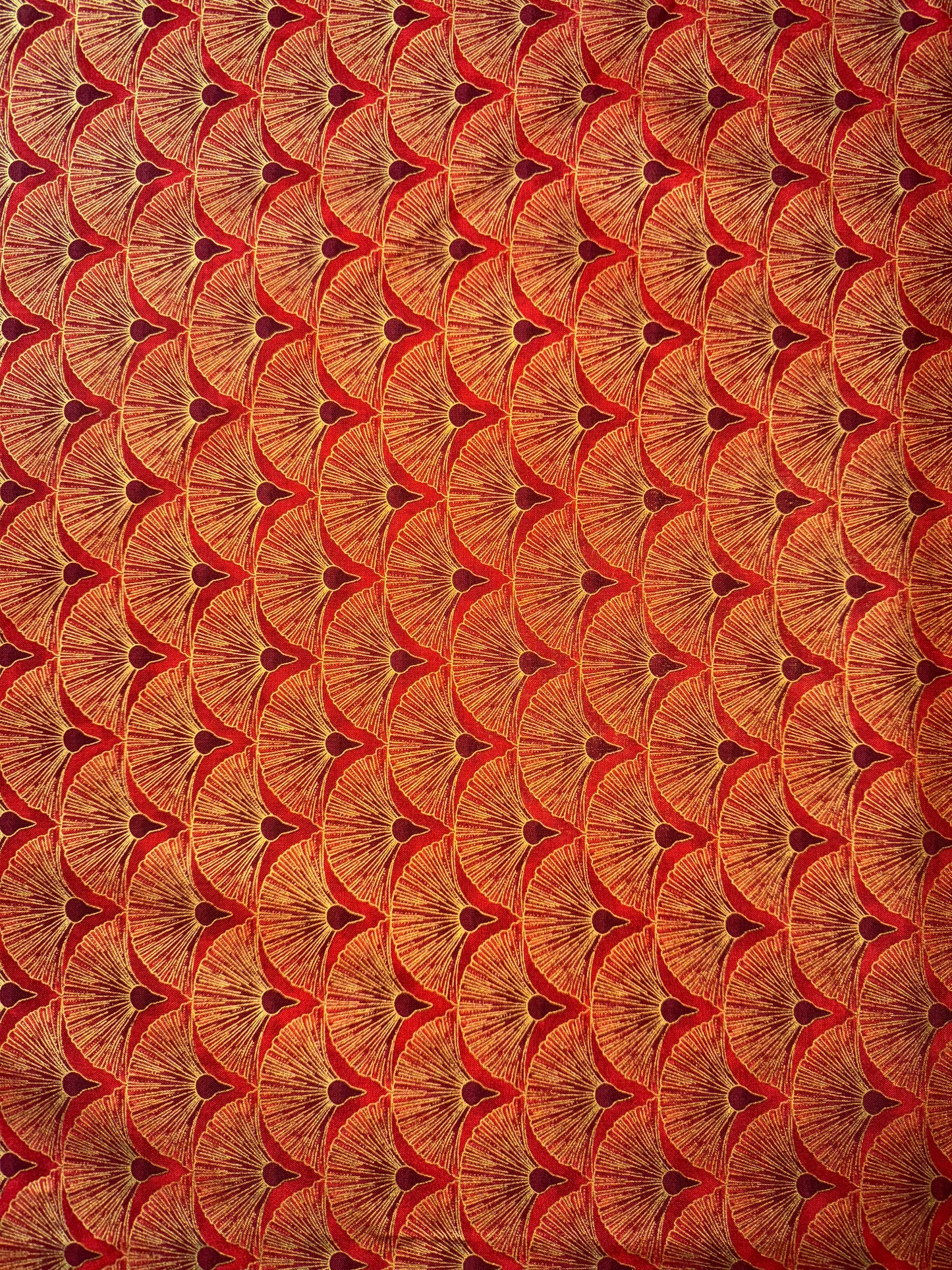 Leesa Chandler - Melba - Fans - Dark Red 4.25m available