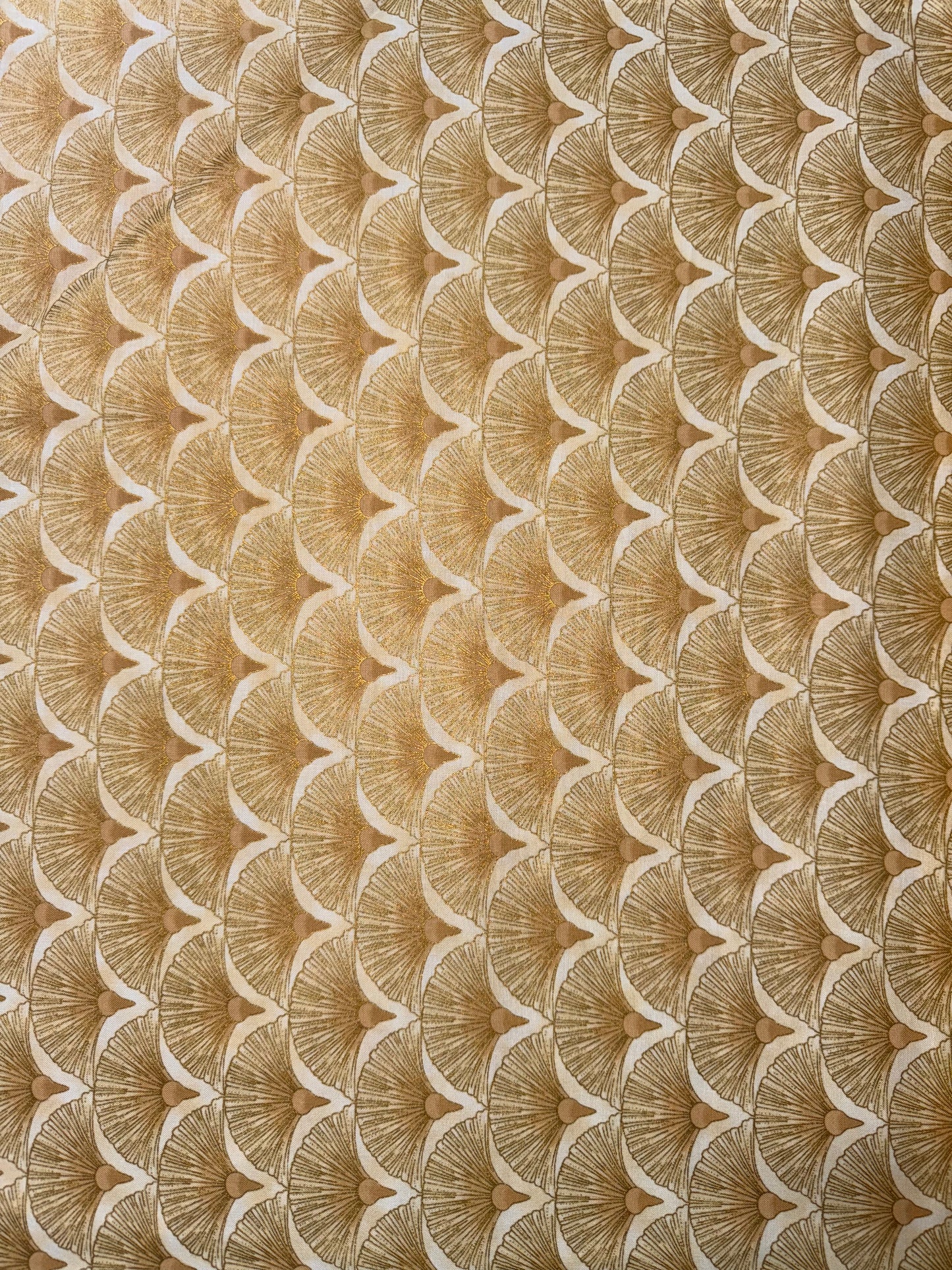 Leesa Chandler - Melba - Fans - Cream and Gold 15.5m available