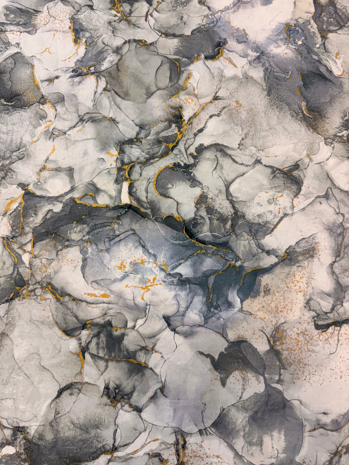 Midas Light Grey with Gold accents