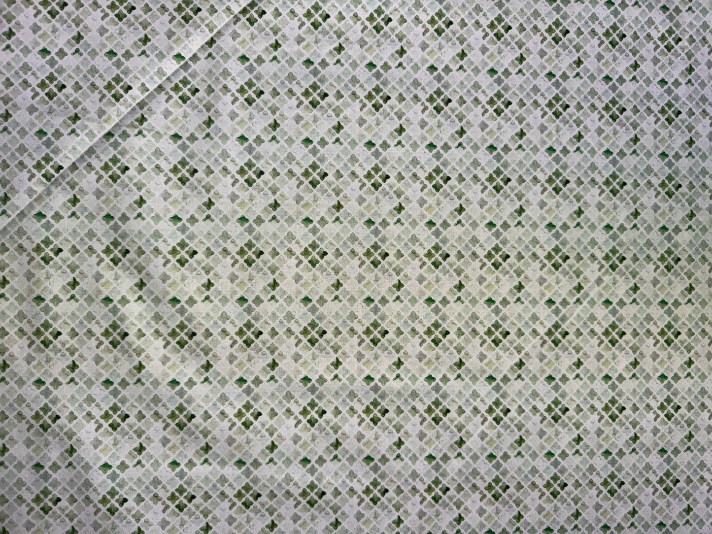 Butterfly Fantasy Green Checker Allover Print by Jason Yenter